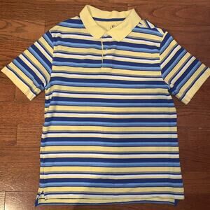Boys J. Khaki Striped polo shirt